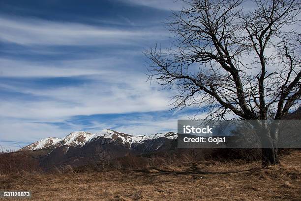 Landscape With Snowy Mountain Peaks Stock Photo - Download Image Now - 2015, Adventure, Beauty In Nature