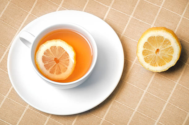 istock Cup of tea with  lemon 531129203