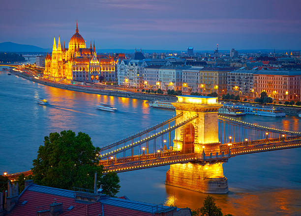 istock Budapest, Hungary. Chain Bridge and the Parliament. HDR 531134593