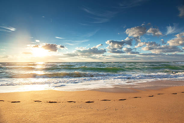 istock Beautiful cloudscape over the sea, sunrise shot 531139401