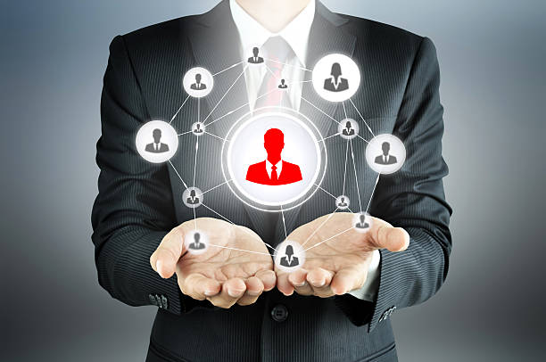 istock Hands carrying businessman icon network 531141001