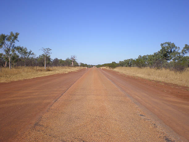istock Endless Road in Australia 531150789