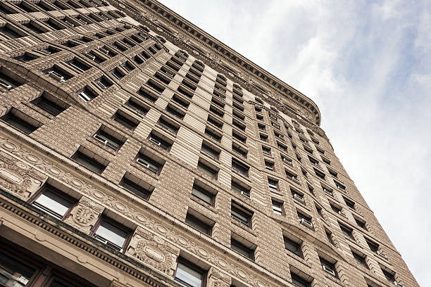istock Looking upwards at Flatiron Building in New York City 531154273