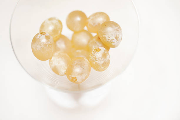 istock Twelve white grapes in a glass. 531159353
