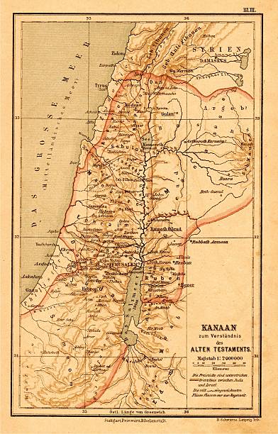 istock Kanaan map in german bible from 1895 531159815