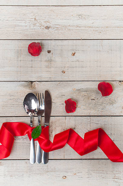 istock St. Valentine's festival table set 531161157