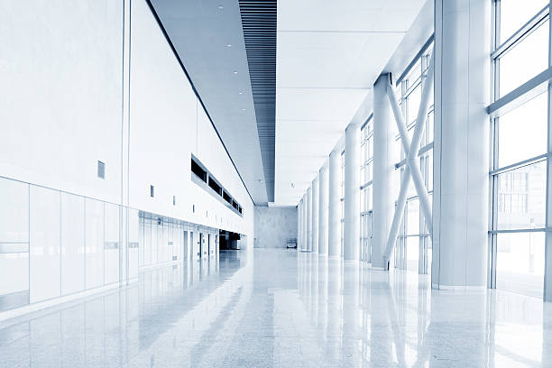 istock modern office building hall interior of urban city 531162007