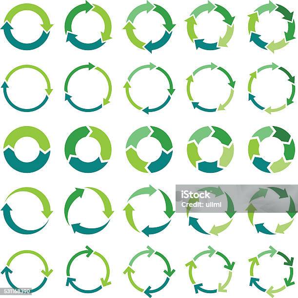 Ilustrații de stoc cu Cerc Infografic - Descarca imaginea acum - Cerc, Simbol săgeată, Reciclare