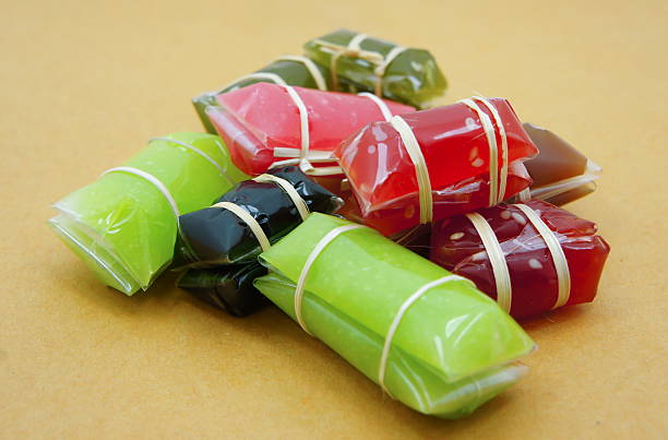 istock Colorful Aalaw candy, Thai dessert 531168560