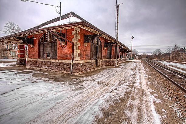 The old Galt train station in Ontario, Canada
