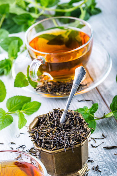 istock Tea. Mint Tea. Herbal tea. Mint leaf. Mint leaves. 531170216