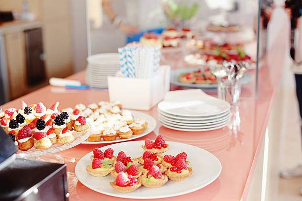istock View on the counter with cakes 531170572