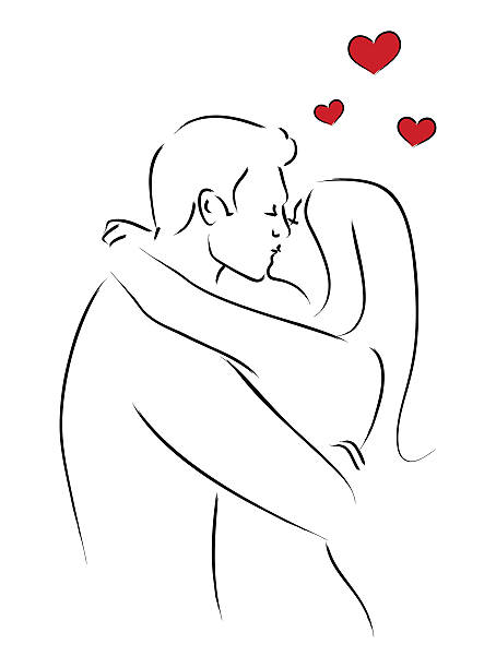 80+ Drawing Of Romantic Couple Making Heart Shape Stock Illustrations,  Royalty-Free Vector Graphics & Clip Art - iStock