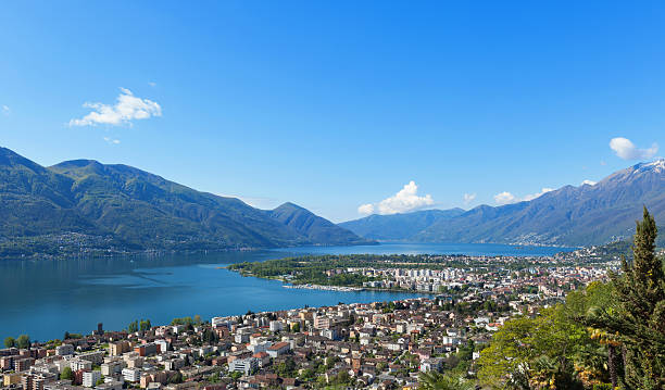 istock Panoramic view of Lake Maggiore 531174150