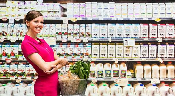 istock Woman buying groceries 531175552