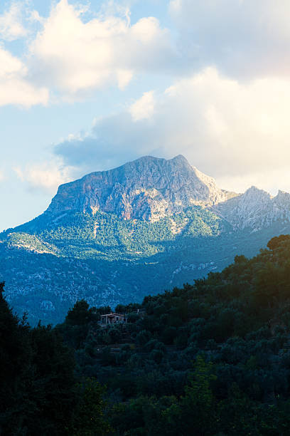 Mountain Puig Major - Mallorca, Spain. 1445m high, in the near of historic village Soller and Fornalutx. Both are tourist goals.