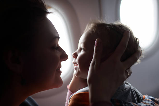 istock Family at airplane 531180856