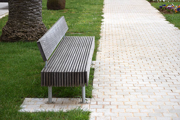 istock bench on the promenade 531181094