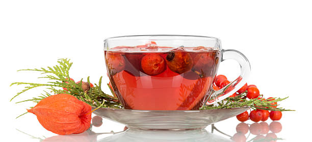 istock Tea from the hips in a cup isolated on white 531181758