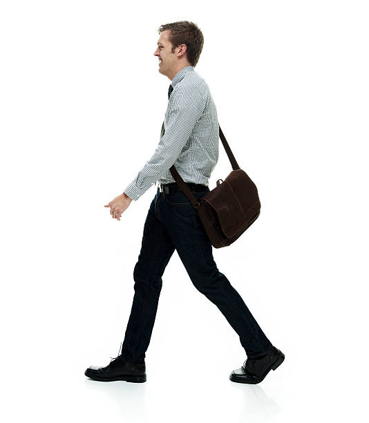 istock Smiling businessman walking 531182774