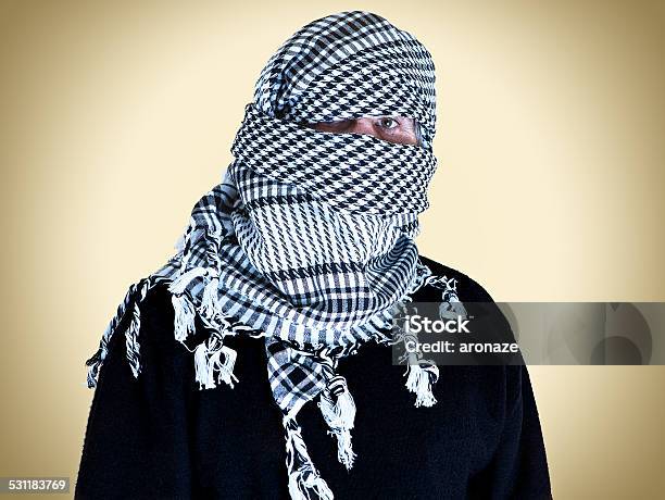 Young Man In A Palestinian Scarf Stock Photo - Download Image Now - Adult,  Adults Only, Beautiful People - iStock