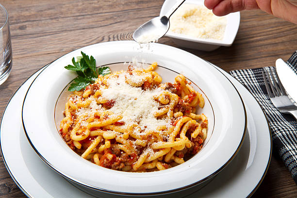 istock pasta with bolognaise sauce and herbs 531183964
