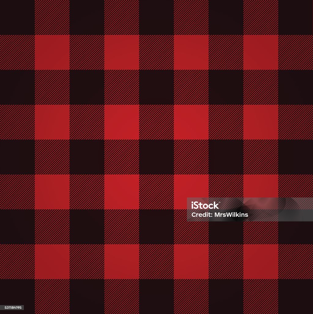 Lumberjack plaid pattern vector illustration Plaid stock vector