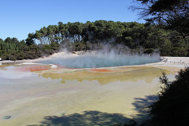istock Steam over Water at Wai o tapu 531184226