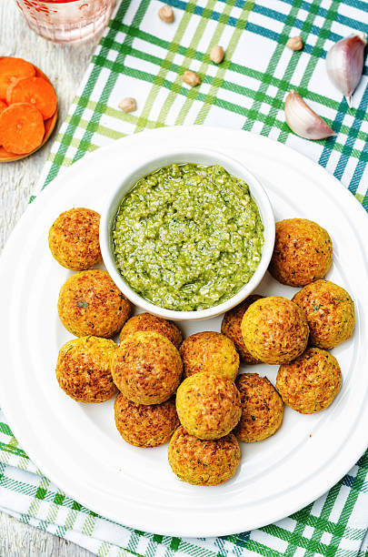 istock pesto sauce with chickpeas carrots cilantro bites 531185368