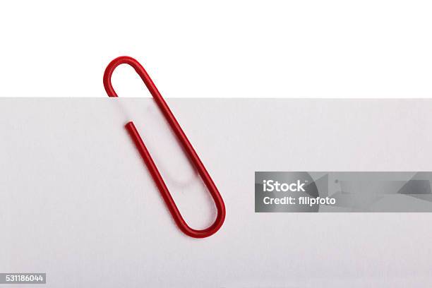 Paper Clip Stock Photo - Download Image Now - Attached, Billboard Posting, Binder Clip