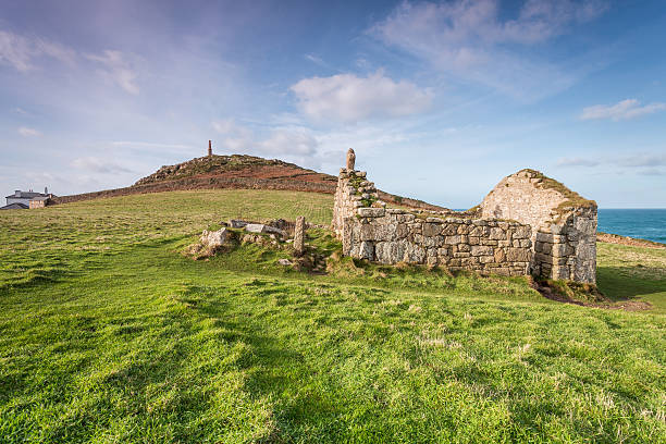 istock Cape Cornwall in England UK, Landmark from the mining industry. 531187709