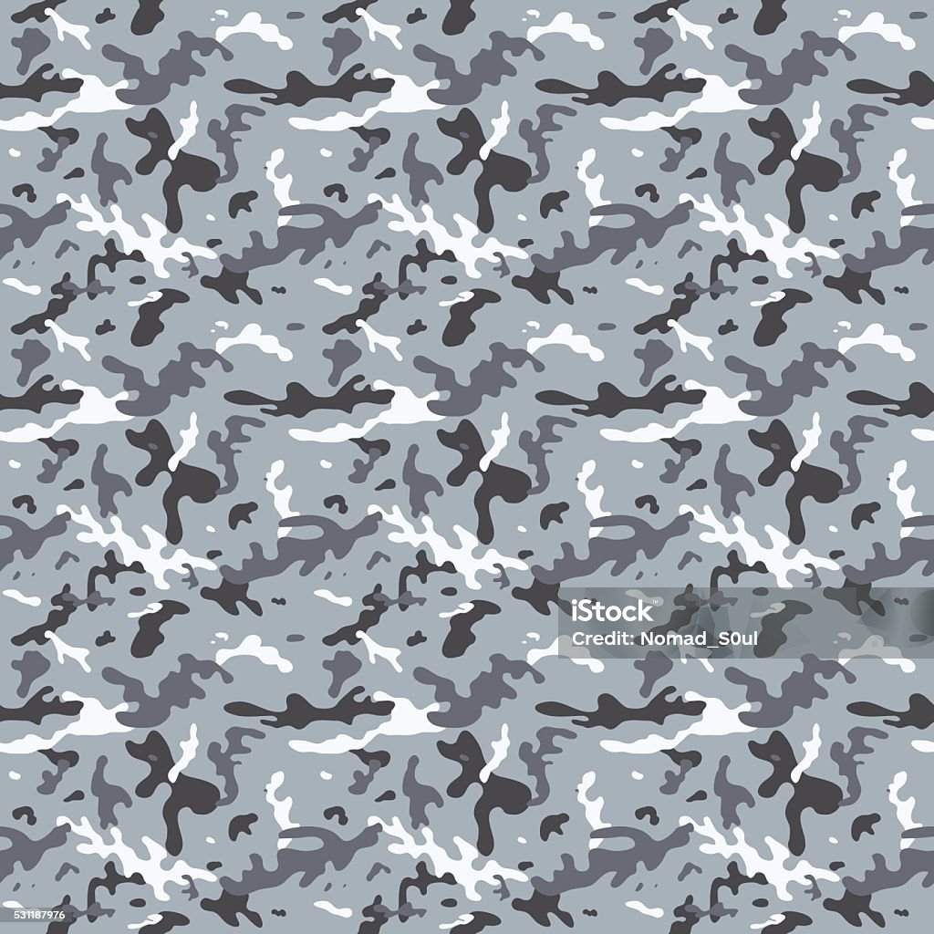 Seamless City Camouflage Pattern Seamless City Military Camouflage Tileable Pattern Background Abstract stock vector