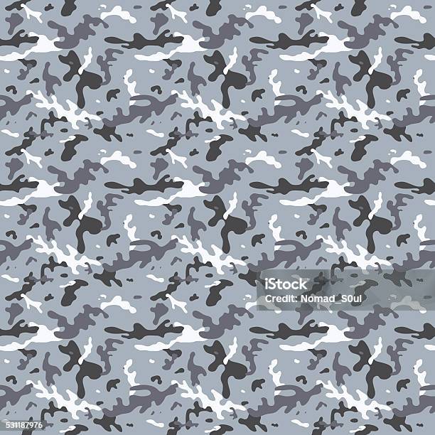 Seamless City Camouflage Pattern Stock Illustration - Download Image Now - Abstract, Armed Forces, Army