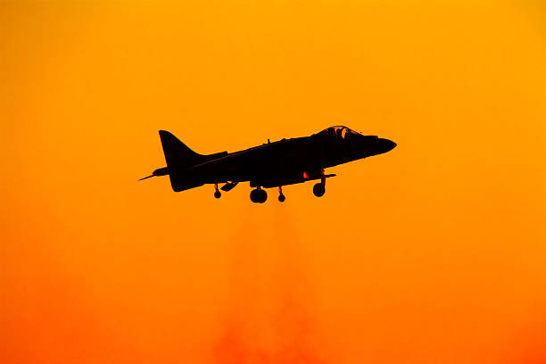 istock Military jet hoovering and taking off 531189191