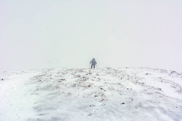 istock Hiker in the fog 531189339