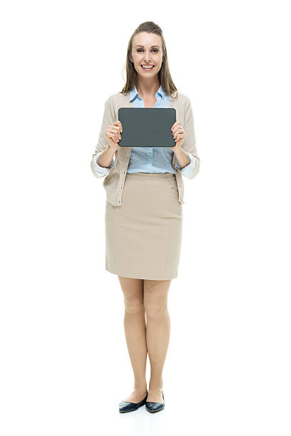 istock Businesswoman showing digital tablet 531197380