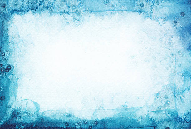 ilustraciones, imágenes clip art, dibujos animados e iconos de stock de pintura de acuarela fondo abstracto - ice grunge winter backgrounds