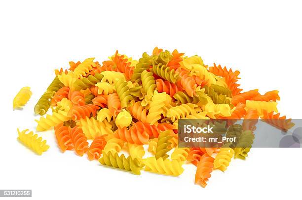 Three Colored Pasta Stock Photo - Download Image Now - 2015, Backgrounds, Blue