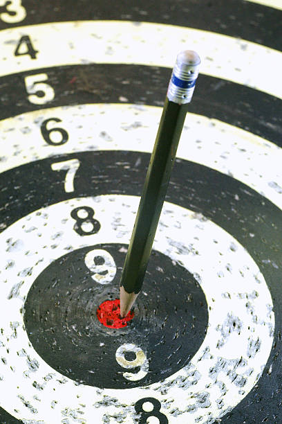 istock Pencil Target for business or meeting concept 531211323