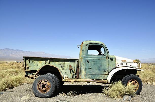 istock old Truck in the dessert 531214011