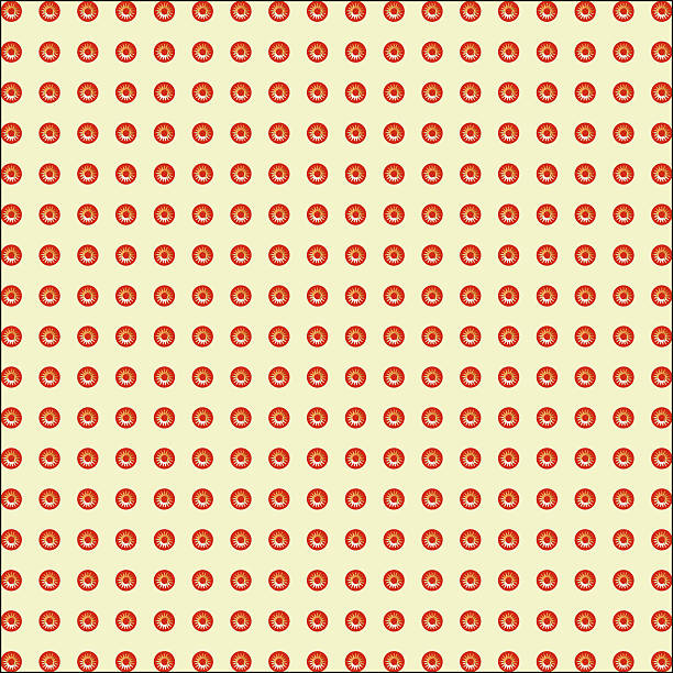 Simple seamless pattern in a row. stock photo