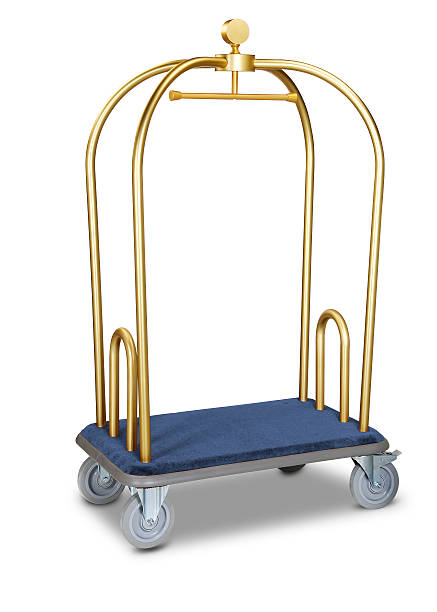istock hotel baggage cart isolated on white background 531216057