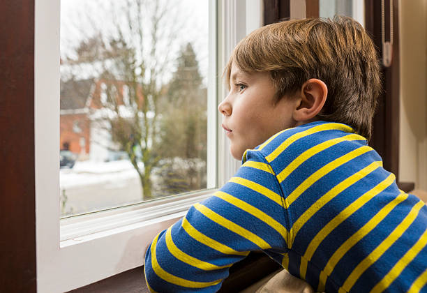 istock Looking out of the window on a snowy day 531227057