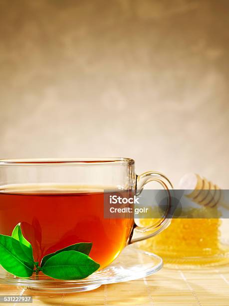 Cup Of Tea With Honey Stock Photo - Download Image Now - Black Tea, Honey, 2015