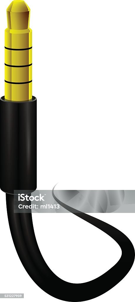 Mini Jack Stock Illustration - Download Image Now - Black Color, Circle ...
