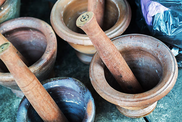 istock Wooden mortar and pestle 531228789