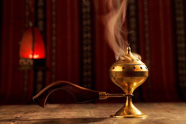 Bukhoor burned in a mabkhara in many Arab countries