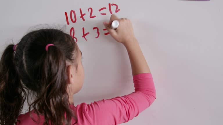 Withboard Math Girl 5,200+ Girl Doing Maths Stock Videos and Royalty-Free Footage - iStock