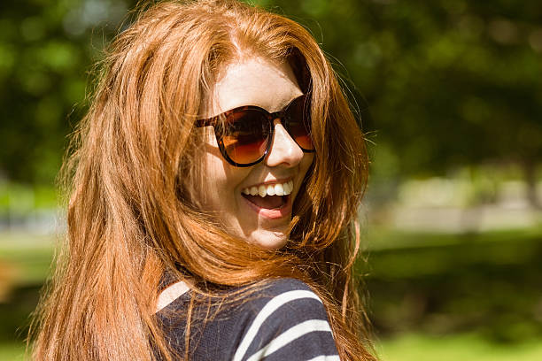 istock Beautiful woman wearing sunglasses 531236659