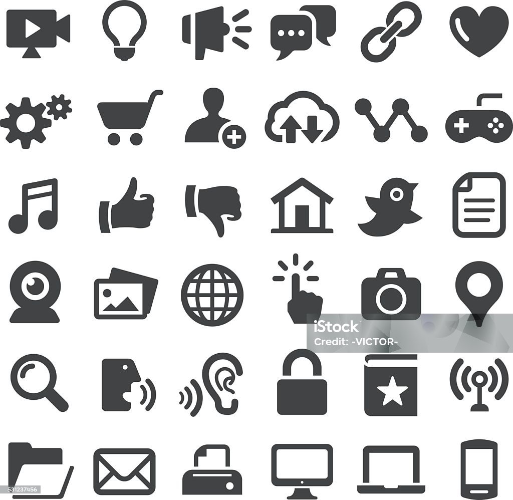 Internet Icons - Big Series View All: Computer Mouse stock vector
